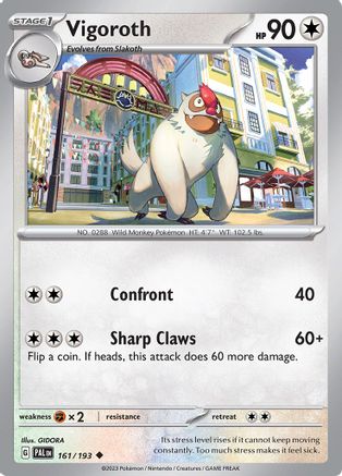 Vigoroth 161/193 SV02 Paldea Evolved - Uncommon