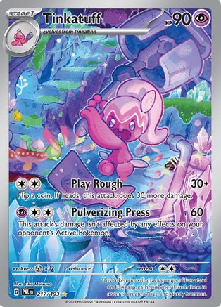 Tinkatuff 217/193 - Holofoil SV02 Paldea Evolved - Illustration Rare