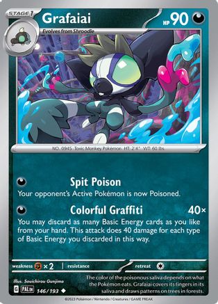 Grafaiai 146/193 SV02 Paldea Evolved - Uncommon