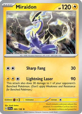 Miraidon 080/198 Deck Exclusives - Rare