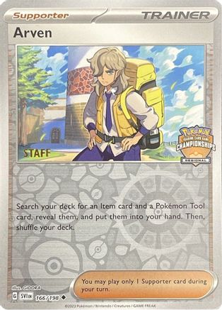 Arven 166/198 - Reverse Holofoil League & Championship Cards - Promo