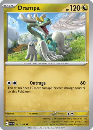Drampa 161/197 SV03 Obsidian Flames - Uncommon