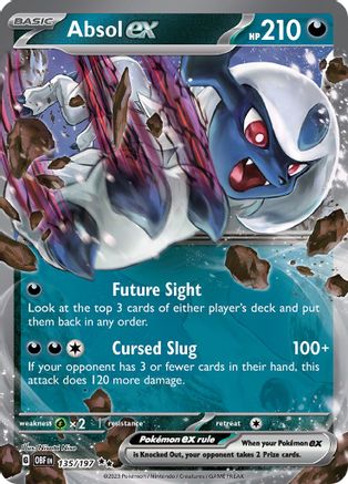 Absol ex 135/197 - Holofoil SV03 Obsidian Flames - Double Rare