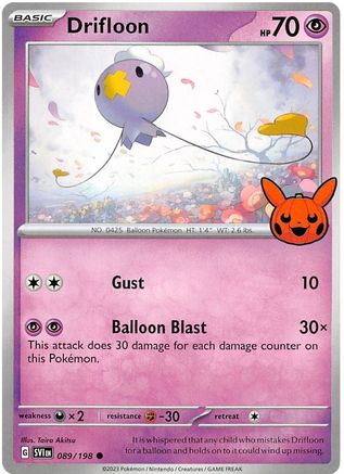 Drifloon 089/198 Trick or Trade BOOster Bundle 2023 - Common