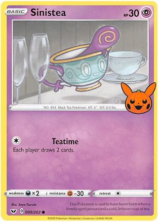 Sinistea 089/202 Trick or Trade BOOster Bundle 2023 - Common