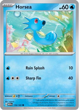 Horsea 116/165 SV Scarlet & Violet 151 - Common