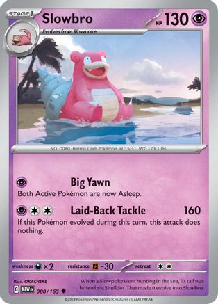Slowbro 080/165 SV Scarlet & Violet 151 - Uncommon