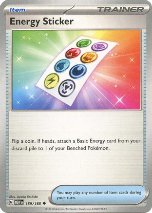 Energy Sticker 159/165 SV Scarlet & Violet 151 - Uncommon