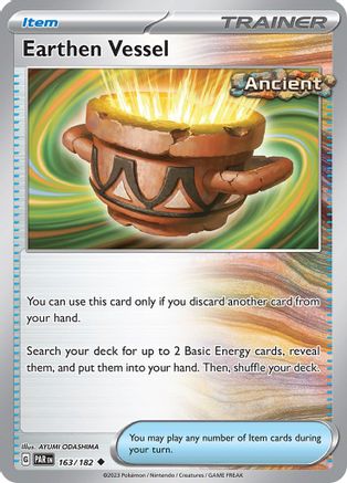 Earthen Vessel 163/182 - Reverse Holofoil SV04 Paradox Rift - Uncommon
