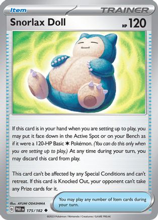 Snorlax Doll 175/182 SV04 Paradox Rift - Uncommon