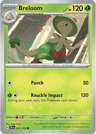 Breloom 007/162 SV05 Temporal Forces - Common