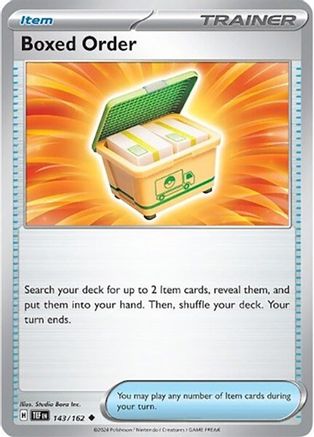 Boxed Order 143/162 SV05 Temporal Forces - Uncommon