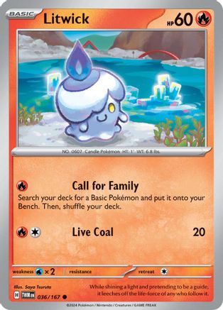 Litwick 036/167 SV06 Twilight Masquerade - Common