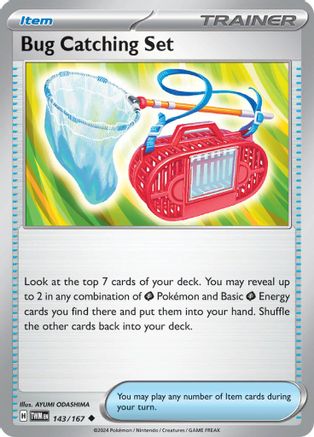 Bug Catching Set 143/167 - Reverse Holofoil SV06 Twilight Masquerade - Uncommon
