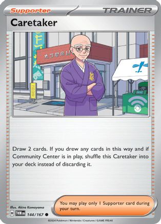 Caretaker 144/167 SV06 Twilight Masquerade - Common