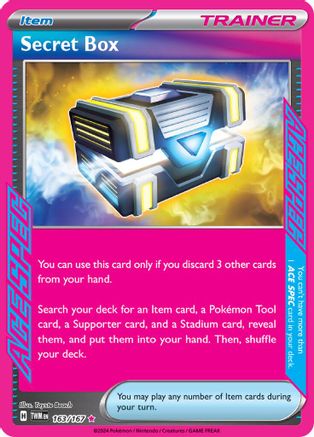 Secret Box 163/167 - Holofoil SV06 Twilight Masquerade - ACE SPEC Rare