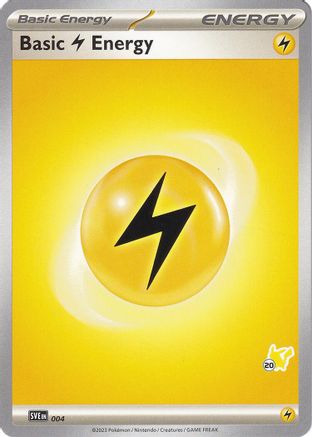 Basic Lightning Energy - Pikachu 20 004 Battle Academy 2024 - Common