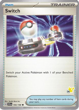 Switch - Pikachu 36 194 Battle Academy 2024 - Common