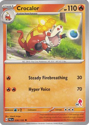 Crocalor - Armarouge 30 036 Battle Academy 2024 - Uncommon