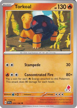 Torkoal - Armarouge 4 035 Battle Academy 2024 - Uncommon