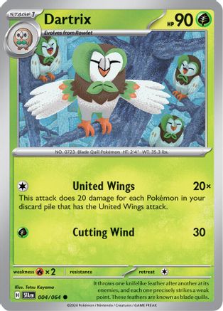 Dartrix 004/064 SV Shrouded Fable - Common