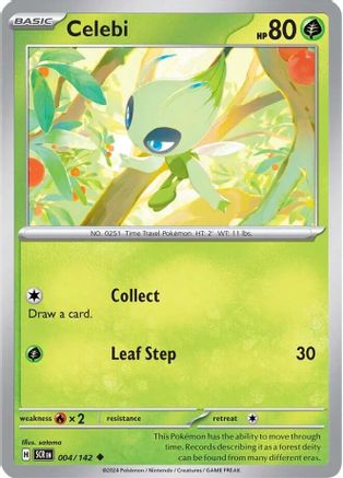 Celebi 004/142 SV07 Stellar Crown - Uncommon