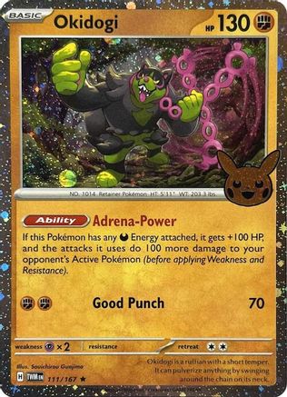 Okidogi (Cosmos Holo) 111/167 - Holofoil Trick or Trade BOOster Bundle 2024 - Holo Rare