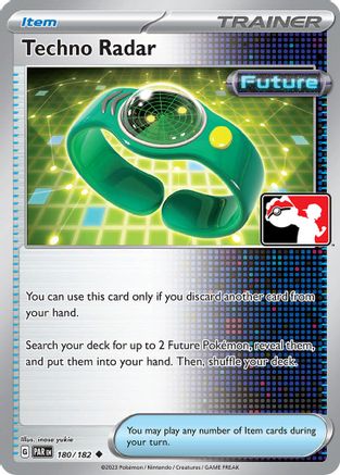 Techno Radar 180/182 Prize Pack Series Cards - Uncommon