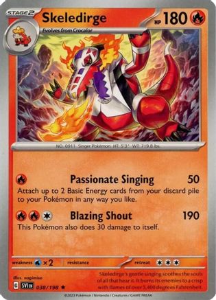 Skeledirge 038/198 Deck Exclusives - Rare