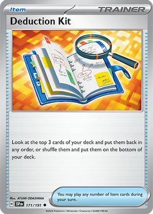 Deduction Kit 171/191 - Reverse Holofoil SV08 Surging Sparks - Uncommon