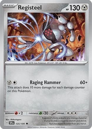 Registeel 125/191 SV08 Surging Sparks - Uncommon