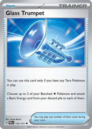 Glass Trumpet 110/131 SV Prismatic Evolutions - Uncommon