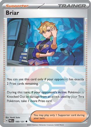 Briar (Poke Ball Pattern) 100/131 - Holofoil SV Prismatic Evolutions - Uncommon