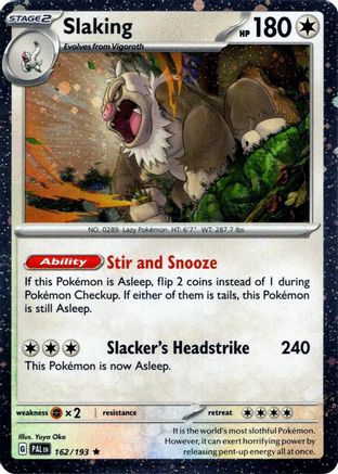 Slaking (Cosmos Holo) 162/193 - Holofoil Miscellaneous Cards & Products - Rare