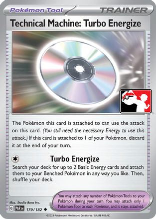 Technical Machine: Turbo Energize 179 - Holofoil Prize Pack Series Cards - Uncommon
