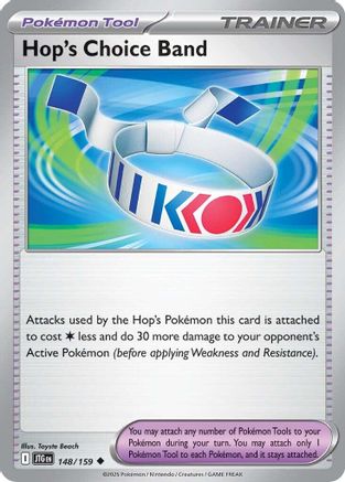 Hop's Choice Band 148/159 - Reverse Holofoil SV09 Journey Together - Uncommon