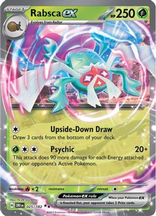 Rabsca ex 025/182 - Holofoil SV10 Destined Rivals - Double Rare