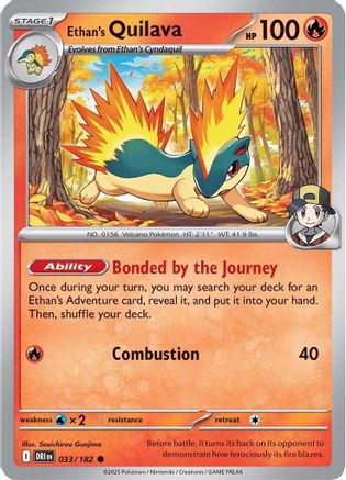 Ethan's Quilava 033/182 SV10 Destined Rivals - Common