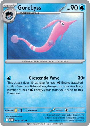 Gorebyss 056/182 - Holofoil SV10 Destined Rivals - Rare