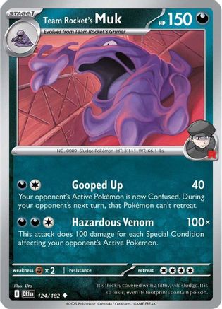 Team Rocket's Muk 124/182 SV10 Destined Rivals - Uncommon
