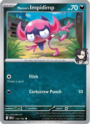 Marnie's Impidimp 134/182 SV10 Destined Rivals - Common