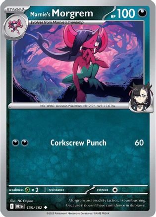 Marnie's Morgrem 135/182 SV10 Destined Rivals - Uncommon