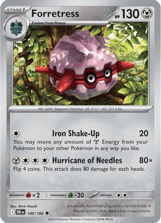 Forretress 140/182 SV10 Destined Rivals - Uncommon
