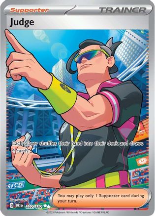 Judge 222/182 - Holofoil SV10 Destined Rivals - Ultra Rare