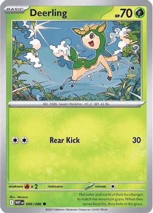 Deerling 006/086 SV White Flare - Common