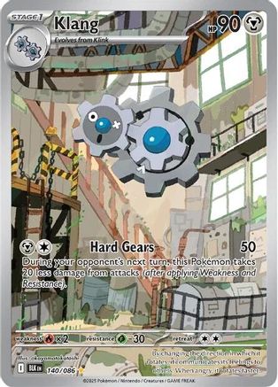 Klang 140/086 - Holofoil SV Black Bolt - Illustration Rare