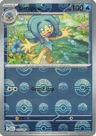 Simipour (Poke Ball Pattern) 018/086 - Holofoil SV Black Bolt - Uncommon