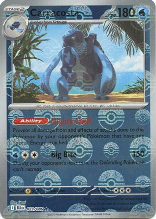 Carracosta (Poke Ball Pattern) 023/086 - Holofoil SV Black Bolt - Rare