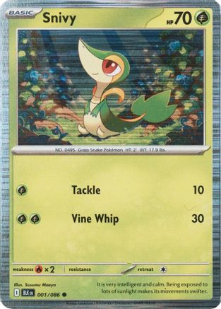Snivy 001/086 - Holofoil Miscellaneous Cards & Products - Common