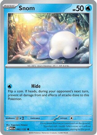 Snom 042 - Reverse Holofoil ME01 Mega Evolution - Common